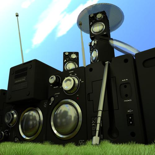 JGC Radio Rigged and Animated  preview image